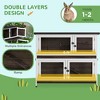 46" Outdoor Rabbit Hutch wRemovable Trays & Ramp for 1-2 Rabbits - 4 of 4