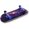 Teak Tuning Pro 34mm Fingerboard Complete - 5 Ply Wood Deck with Pro Trucks - Galaxy Edition - 2 of 2