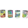 Juvale 16 Pieces Pretend Play Grocery Store Can Food for Kids Supermarket Playset Stackable Toys - 3 of 4