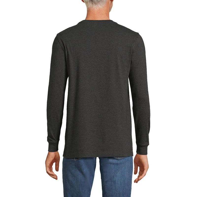 Lands' End Men's Super-T Long Sleeve T-Shirt, 2 of 5