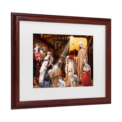 Trademark Fine Art-The Macneil Studio 'Nativity' Multi Panel Art Set Large 3 Piece