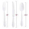 Smarty Had A Party White Baroque Plastic Cutlery Set - 480 Sets - 2 of 4