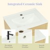 Rbied 20 in. Single Sink Freestanding Bath Vanity with White Ceramic Top and Soft Closing Door Unassembled - 3 of 4