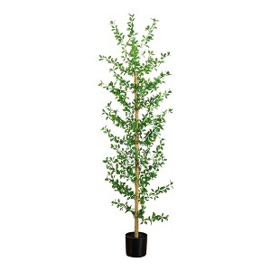 Nearly Natural 7-ft Artificial Shady Lady Black Olive Tree - 1 of 1