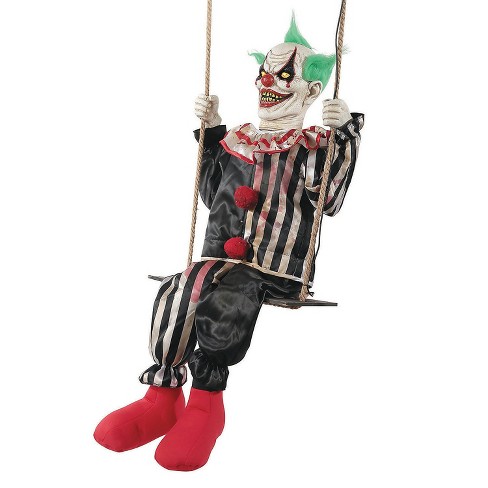 Seasonal Visions Animated Swinging Chuckles The Clown Halloween ...