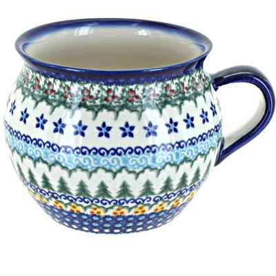 Blue Rose Polish Pottery 56 Vena Bubble Soup Mug