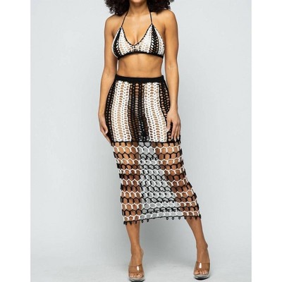 Women's Playa De Car Top And Skirt Set - Hera Collection