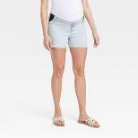 Under Belly Maternity Jean Shorts - Isabel Maternity by Ingrid & Isabel™