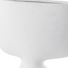 HomeRoots 12" White Ceramic Sculptural Table Vase - 4 of 4