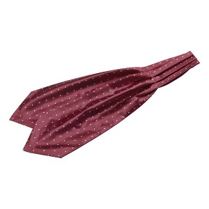 Allegra K Men's Polka Dots Adjustable Self-Tied Cravat Tie One Size - 1 of 4