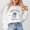 Simply Sage Market Women's Graphic Sweatshirt Embroidered Arizona Flower - Black - 2 of 4