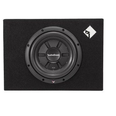 Rockford Fosgate R2S-1X10 10" 400W Shallow Car Audio Subwoofer with Enclosure