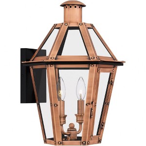 Quoizel Lighting Burdett 2 - Light Sconce in  Aged Copper - 1 of 4