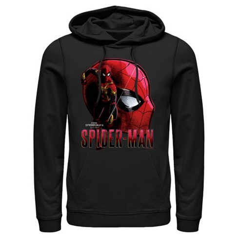 Men's Marvel Spider-Man: No Way Home Profile Pull Over Hoodie - Black - 2X  Large