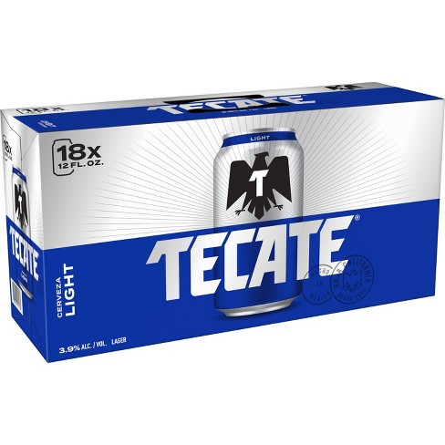 Tecate Light Mexican Lager Beer - 18pk/12 fl oz Cans - image 1 of 3