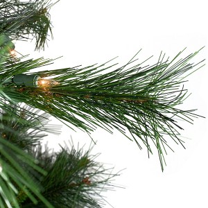 Northlight Pre-Lit Medium Canyon Pine Artificial Christmas Tree - 9' - Clear Lights - 1 of 4