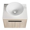ChicFurnit Bathroom Vanities Modern Vanity with Sleek Design and Ample Storage for Bathroom Spaces, Brown,23.6”*18.9”*24" - 4 of 4