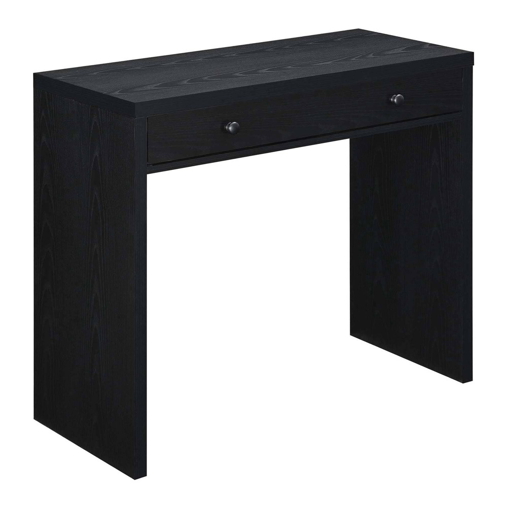 Photos - Office Desk 36" Northfield 1 Drawer Desk Black - Breighton Home: Sleek Home Office Fur