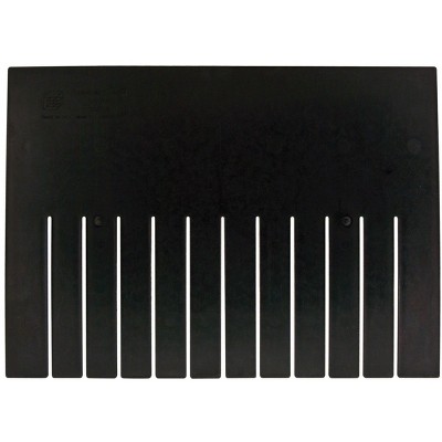 Quantum Storage Systems Short Divider, Conductive, For Use With Dg93120Co, Black (Pack Of 6), Made In Usa