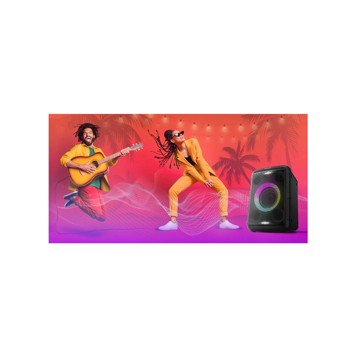 Panasonic BMAX5 Portable Wireless Bluetooth Party Speaker (Black) - thumbnail 3