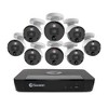 Swann NVR Security System, Round Professional Bullet Cameras, 88980 Hub, Black - 2 of 4