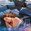 Aheaplus Modern Ceiling Fan with Dimmable Light - 4 of 4