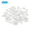 Unique Bargains Metal Bulk Elegant DIY Crafts Jewelry Making Initial Pendant 50 Pcs - 3 of 4