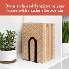 Spectrum Diversified Elements Bookends Small, Black - 2 of 4