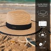 Nicole Miller New York Straw Sun Hats for Women - 3 of 4