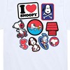 Boys' - Peanuts - I Heart Snoopy Patches Short Sleeve Graphic T-Shirt - 2 of 4