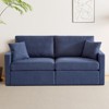 Dyonery 80" Loveseat Sofa Couch, Two Pillows Included - 3 of 4