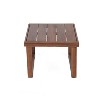 Christopher Knight Home Enzo Rustic Outdoor Acacia Wood Side Table - 4 of 4