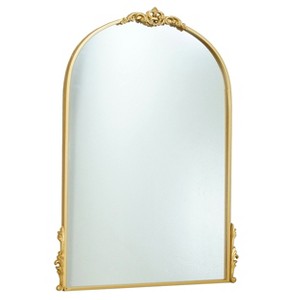 VIP Metal 32.75 in. Gold Arched Mirror - 1 of 4