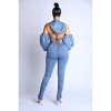 Slickblue Women's Puff Sleeve Hoodie Set – Trendy and Cozy Set in 3 Color & Size Options, Perfect for Casual Wear - 4 of 4