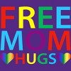 Adult Design By Humans Free Mom Hugs Hears Pride By Avocato Racerback Tank Top - 2 of 2