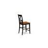 FurniFact,Elegant Wooden Counter Height Chairs with X-Back, Set of 2 - 4 of 4