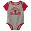NCAA Louisville Cardinals Infant Boys' 3pk Bodysuit - 2 of 4