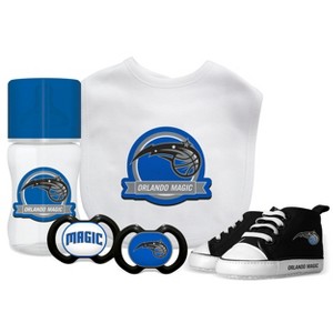 Baby Fanatic Officially Licensed 5 Piece Unisex Gift Set - NBA Orlando Magic - 1 of 3