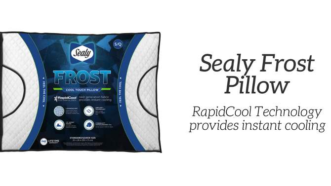 Sealy Frost Bed Pillow, 2 of 10, play video