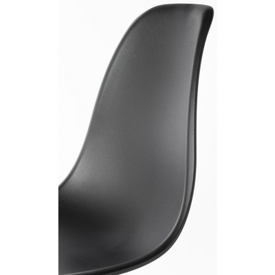 White High Back Wooden Side Chair