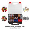 Portable Storage Case- Secure Locks & 23 Compartments with Removable Dividers for Hardware, Screws, Bolts, Nails, Jewelry & More by Fleming Supply - 4 of 4