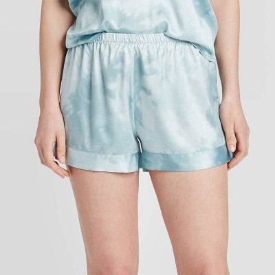 satin pajama shorts