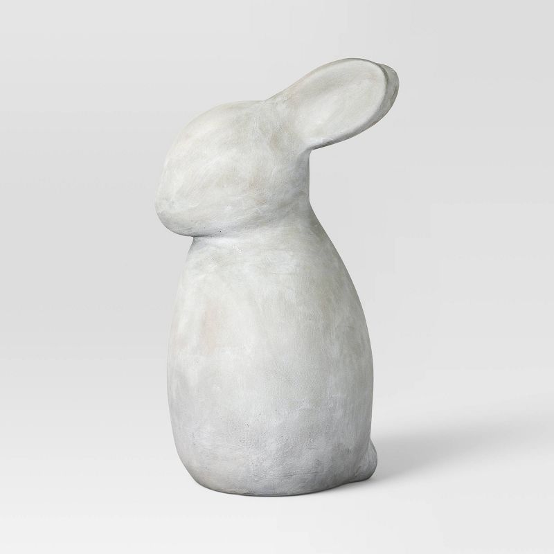 Cement Rabbit Outdoor Garden Figurine - Threshold™, 4 of 8