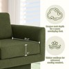 CAVINAS 360° Swivel Chairs, Modern Accent Chair, Thick Padded Single Lounge Sofa Chair, Upholstered Comfy Barrel Chair - 3 of 4