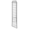 VidaXL Trapezium Gabion Raised Bed Galvanized Steel 59.1 inches x7.9 inches x39.4 inches - 4 of 4