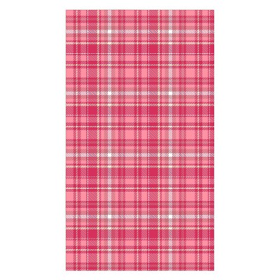 Avenie Pink Plaid Tablecloth -Deny Designs