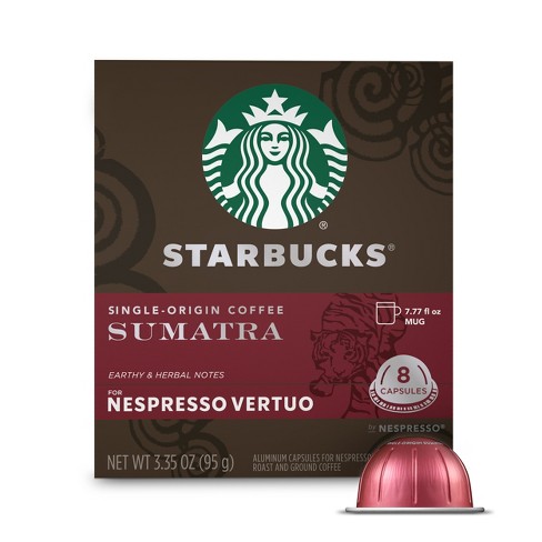 Starbucks by Nespresso Medium Roast Pike Place Roast Coffee (32-count  single serve capsules, compatible with Nespresso Vertuo Line System) 