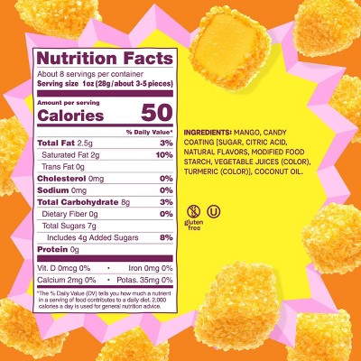 Fruit Riot Crunchy Candy Mango - 8oz