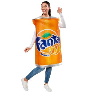 Rubies Fanta Orange Soda Can Adult Costume - 1 of 4