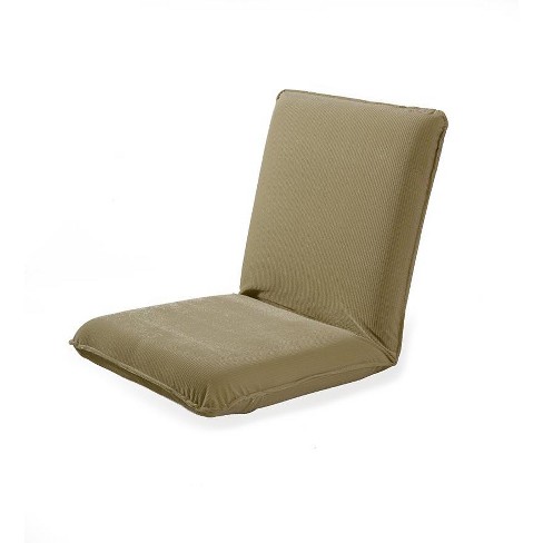 Plow & Hearth - Fully Adjustable Five-Position Multiangle Floor Chair, Taupe - image 1 of 4